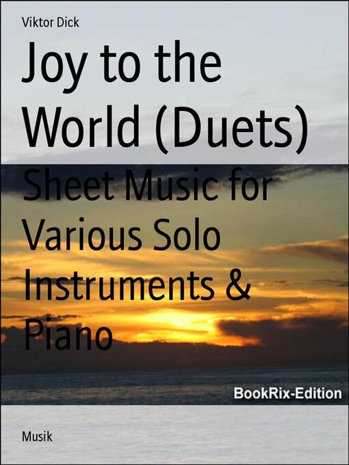 Title details for Joy to the World (Duets) by Viktor Dick - Available